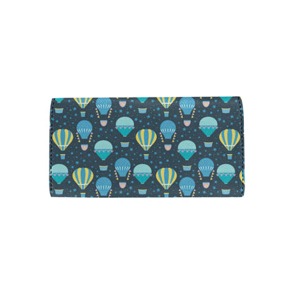 Ballon Pattern Print Design 06 Women's Trifold Wallet