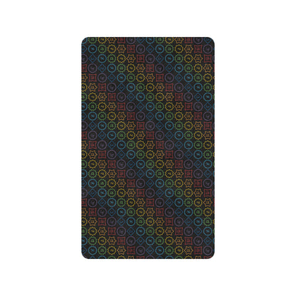 Chakra Colorful Symbol Pattern Rubber Doormat