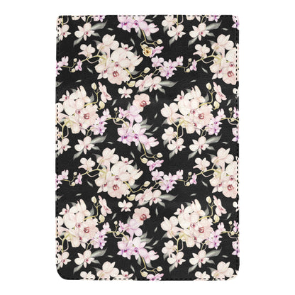 Orchid White Pattern Print Design OR03 Women's Trifold Wallet