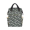 Panda Bear Bamboo Themed Print Diaper Bag Backpack