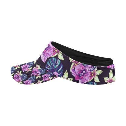 Orchid Pattern Print Design OR010 Unisex Sun Visor