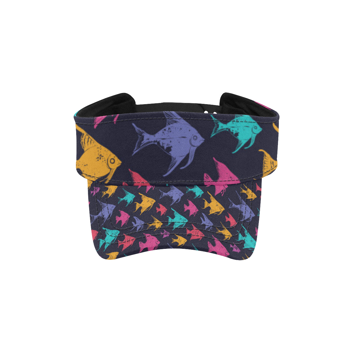 Angelfish Colorful Pattern Print Design 03 Unisex Sun Visor