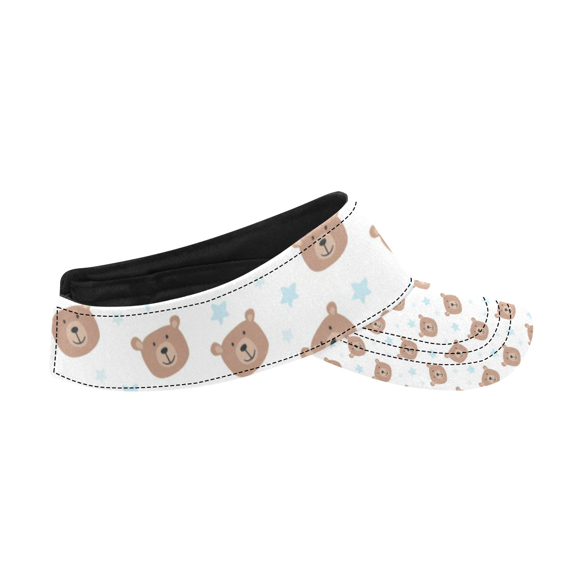 Bear Pattern Print Design BE02 Unisex Sun Visor