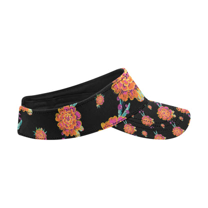 Marigold Pattern Print Design 01 Unisex Sun Visor