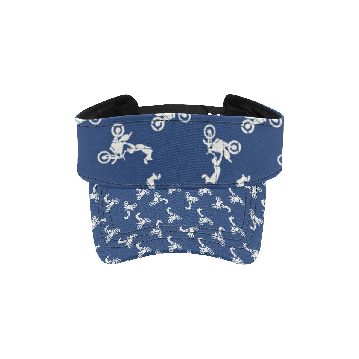 Motocross Pattern Print Design 01 Unisex Sun Visor