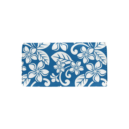 Plumeria Pattern Print Design PM013 Women's Trifold Wallet