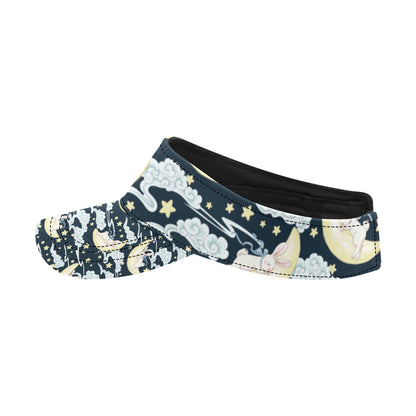 Rabbit Sleeping Pattern Print Design RB08 Unisex Sun Visor
