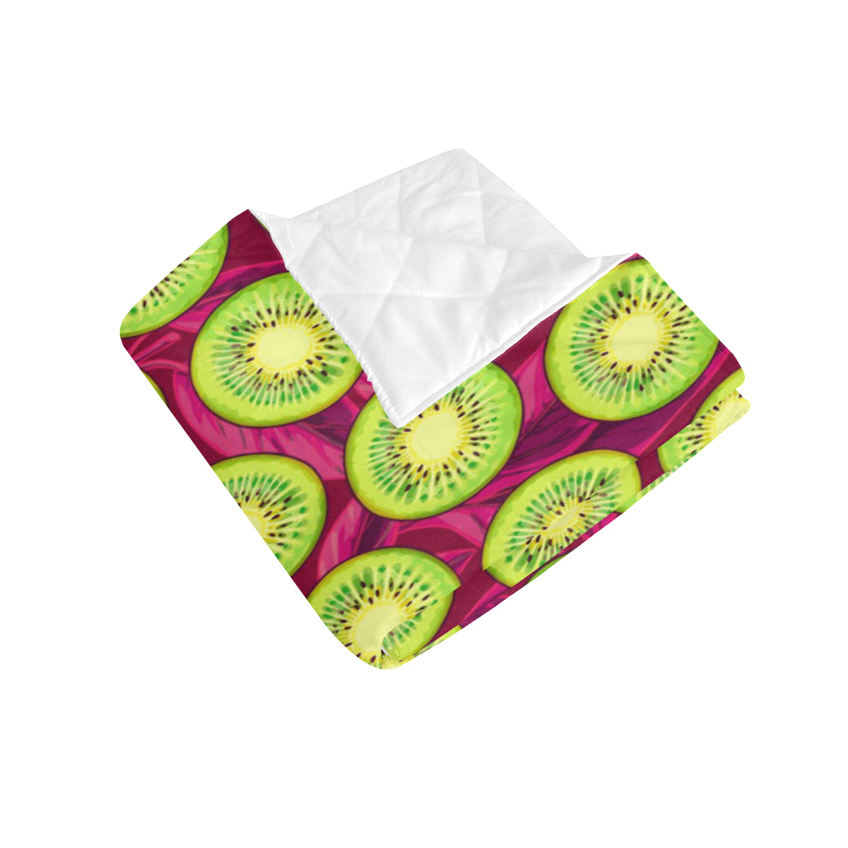 Kiwi Pattern Print Design KW05 Premium Quilt