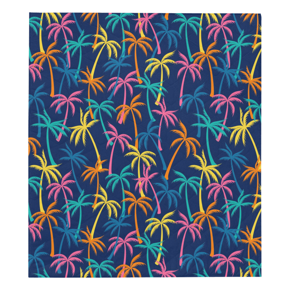 Palm Tree Pattern Print Design PT013 Premium Quilt
