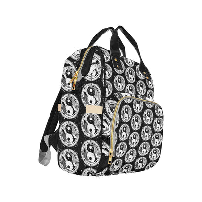 Yin Yang Koi Fish Diaper Bag Backpack