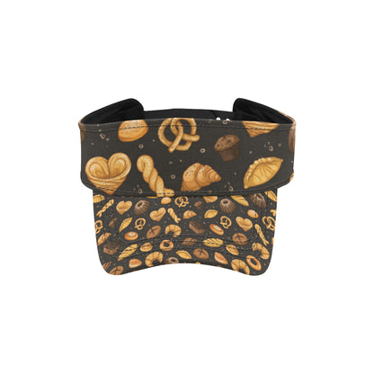 Bread Pattern Print Design 05 Unisex Sun Visor