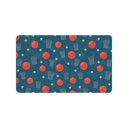 Basketball Classic Print Pattern Rubber Doormat