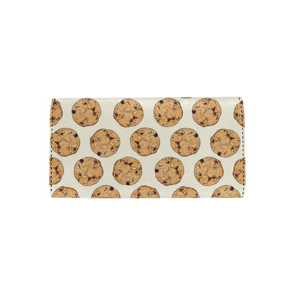 Cookie Pattern Print Design 05 Women's Trifold Wallet