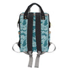 Manta Ray Tribal Pattern Print Design 03 Diaper Bag Backpack