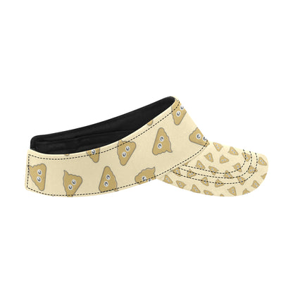 Poop Emoji Pattern Print Design A02 Unisex Sun Visor