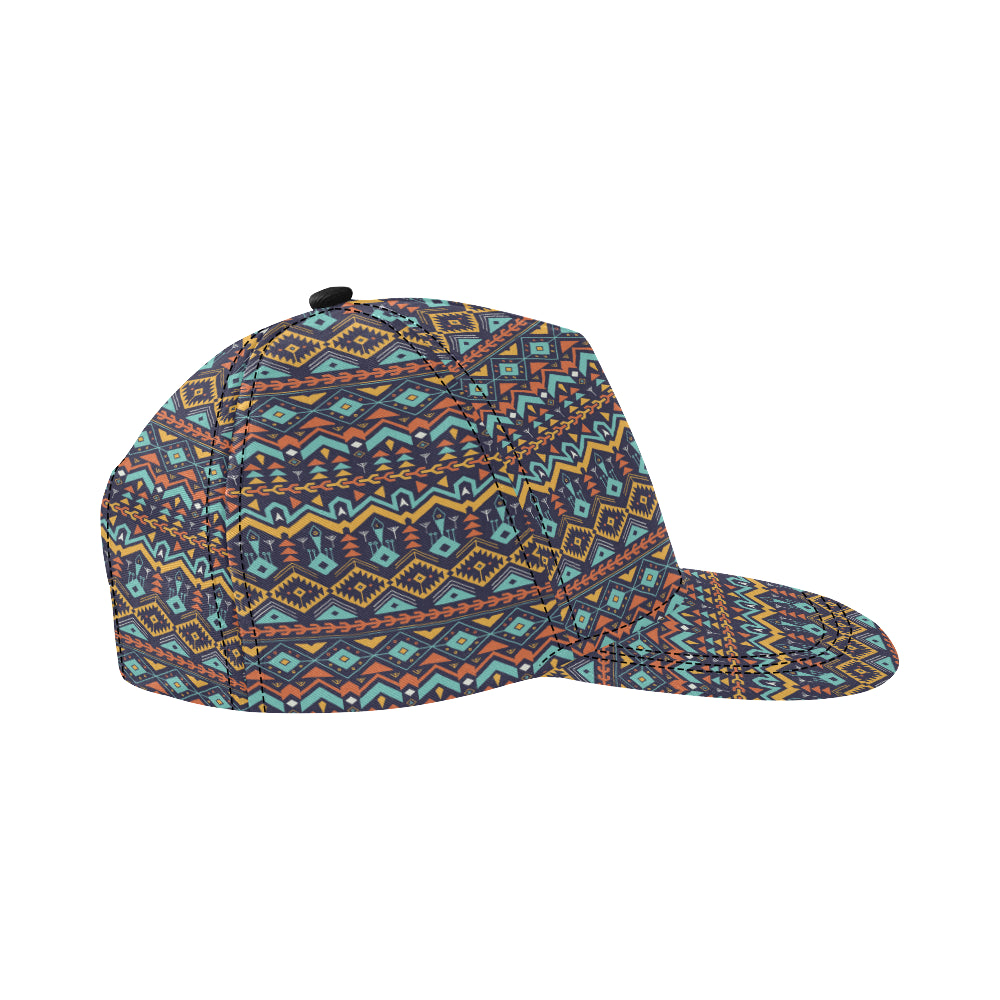 Aztec Style Print Pattern Snapback Cap