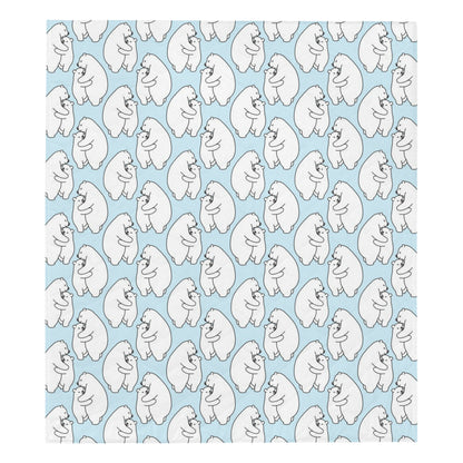 Polar Bear Pattern Print Design PB08 Premium Quilt