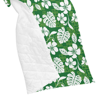 Hawaiian Themed Pattern Print Design H016 Premium Quilt