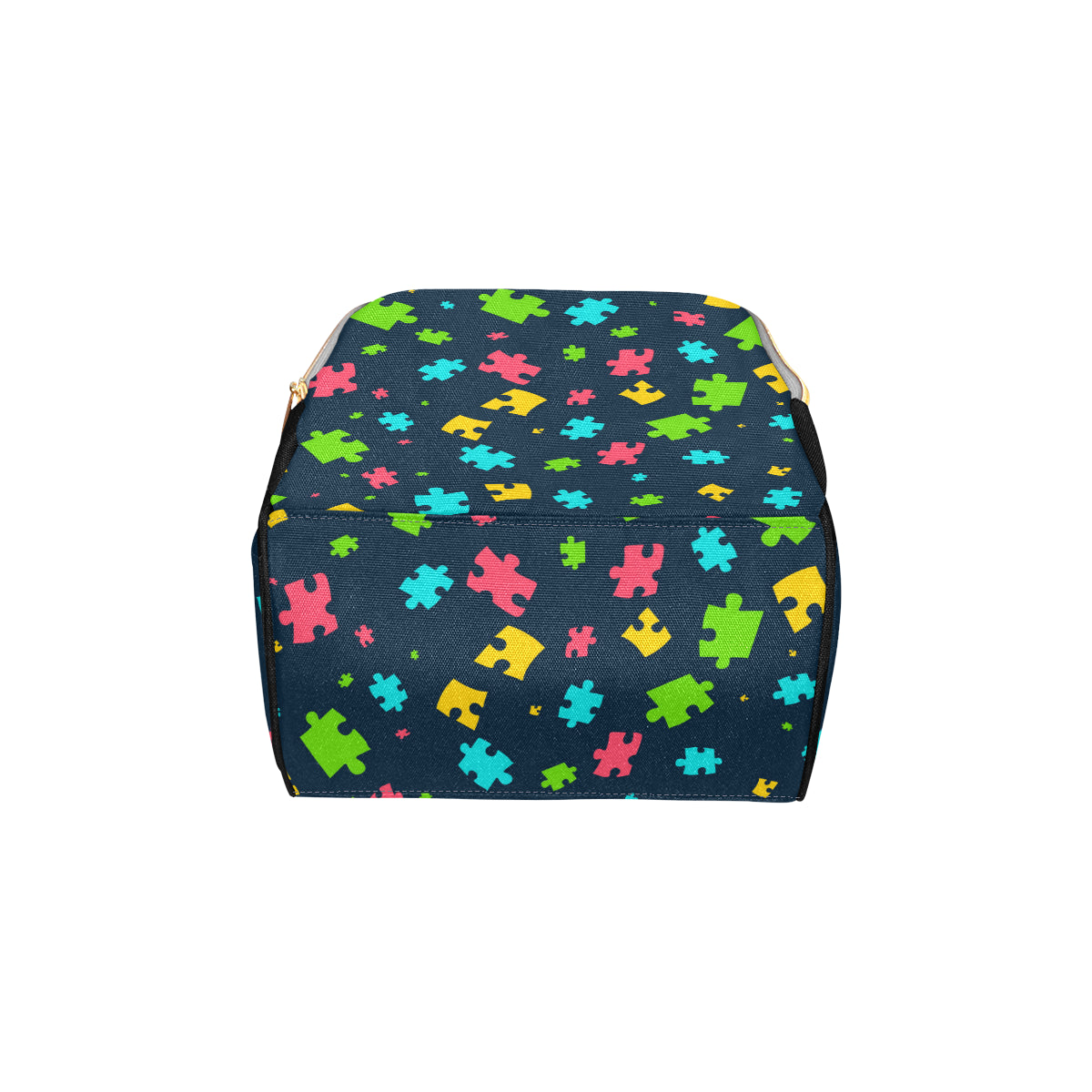 Autism Awareness Colorful Design Print Diaper Bag Backpack