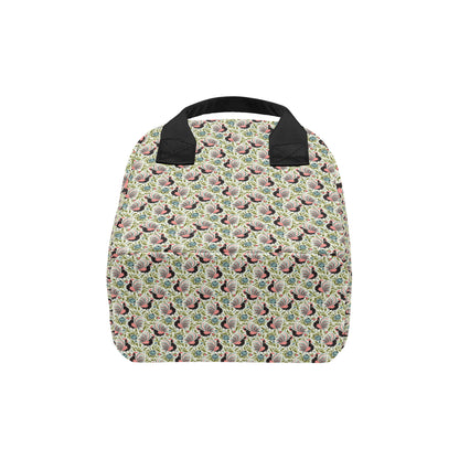 Rooster Print Design Insulated Lunch Bag