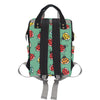 Ladybug Pattern Print Design 02 Diaper Bag Backpack