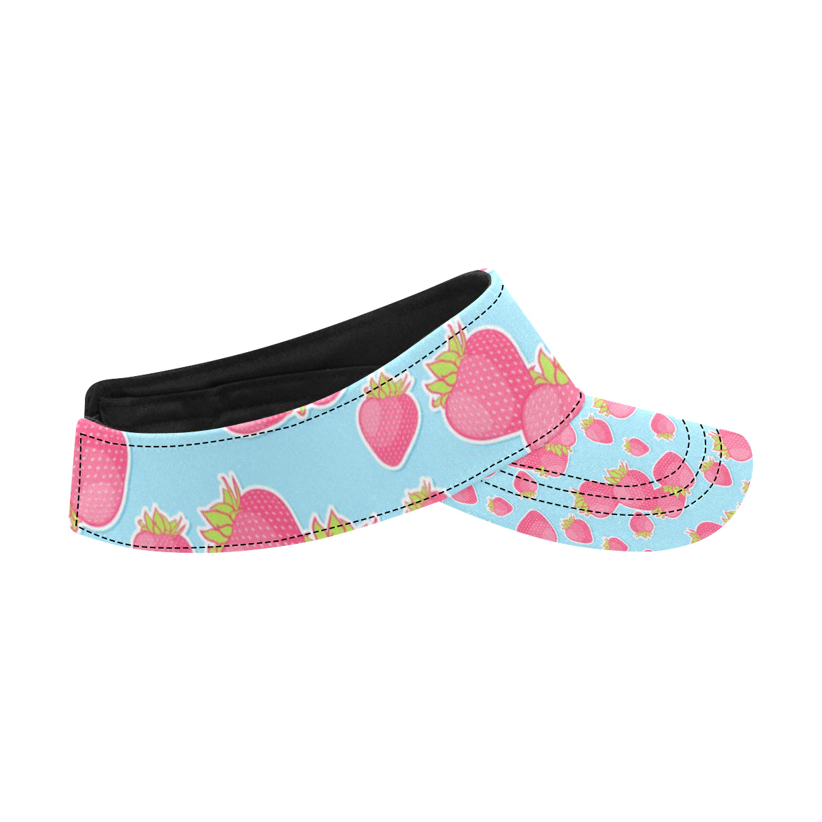 Strawberry Pattern Print Design SB04 Unisex Sun Visor