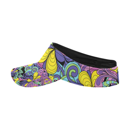 Psychedelic Pattern Print Design A04 Unisex Sun Visor