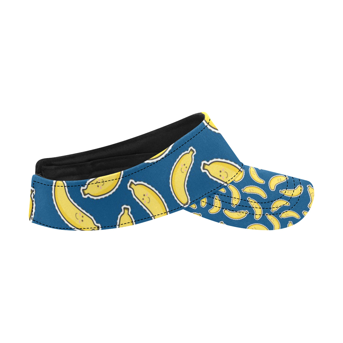 Banana Pattern Print Design BA03 Unisex Sun Visor