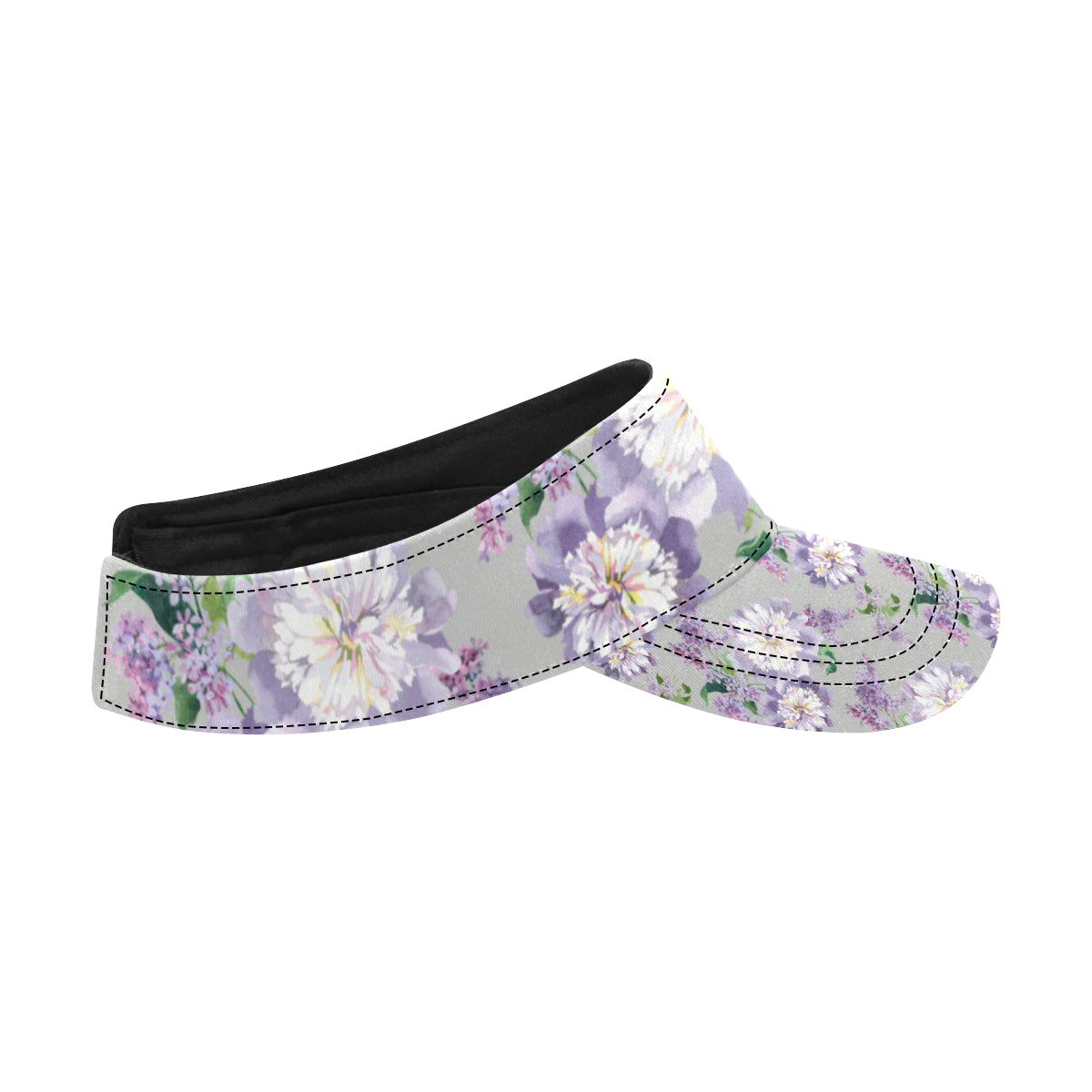 Lilac Pattern Print Design LI07 Unisex Sun Visor