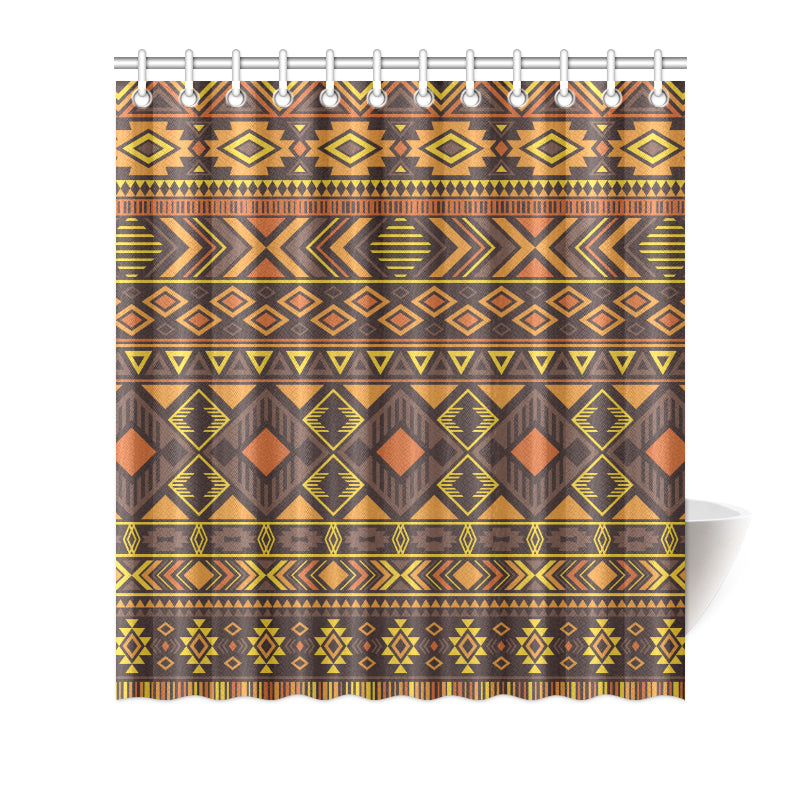 Navajo Pattern Print Design A06 Shower Curtain