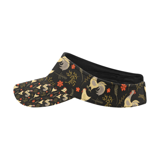 Chicken Pattern Print Design 04 Unisex Sun Visor