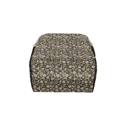 Brocade Pattern Print Design 03 Diaper Bag Backpack