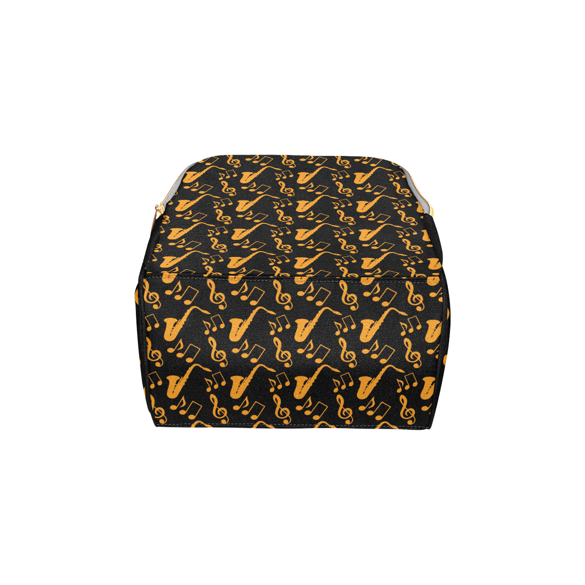 Saxophone Pattern Print Design 02 Diaper Bag Backpack
