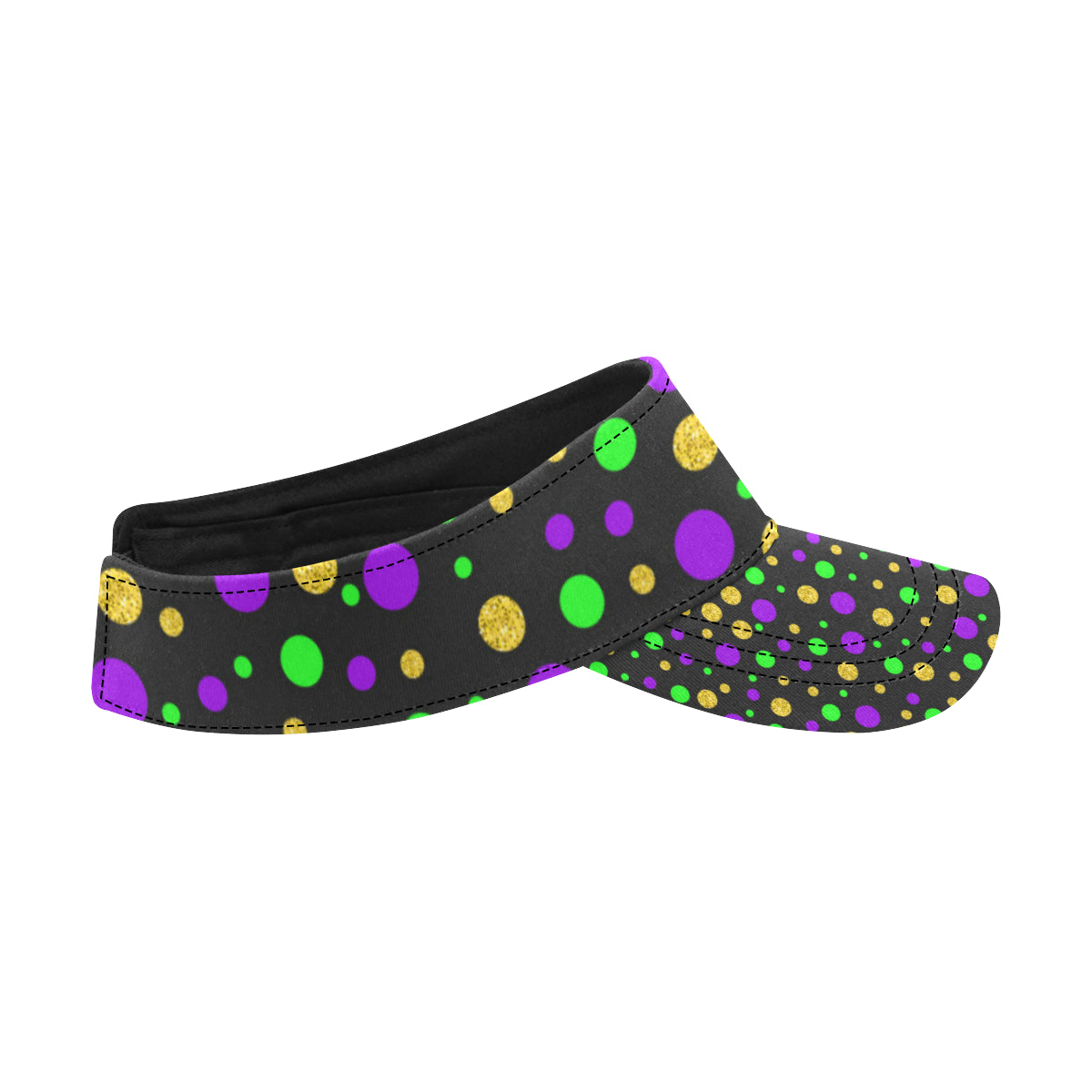 Mardi Gras Pattern Print Design 07 Unisex Sun Visor