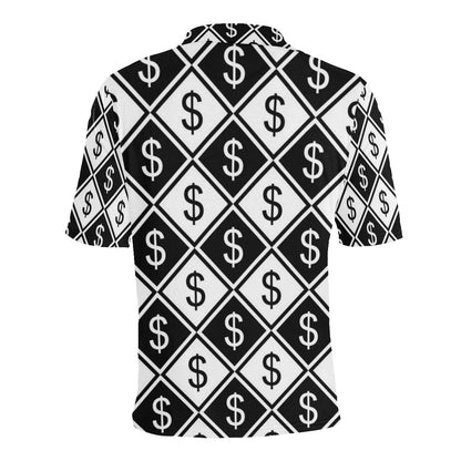 Money Pattern Print Design 04 Men Polo Shirt