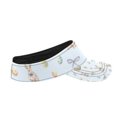 Rabbit Easter Eggs Pattern Print Design 03 Unisex Sun Visor