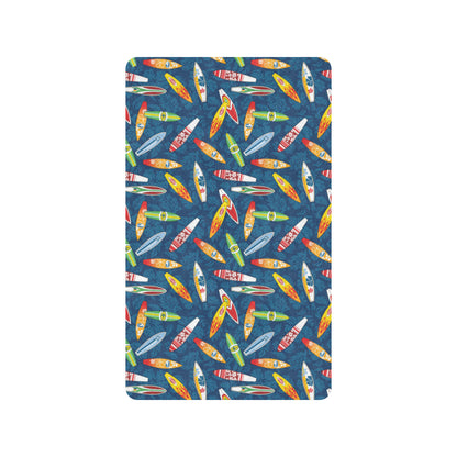 Surfboard Pattern Print Rubber Doormat
