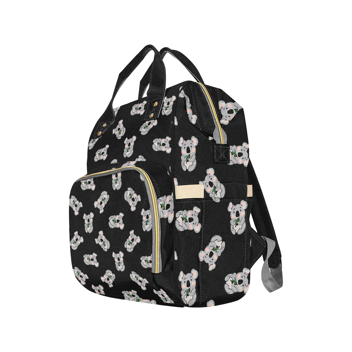 Koala Pattern Print Design 05 Diaper Bag Backpack