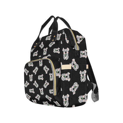 Koala Pattern Print Design 05 Diaper Bag Backpack
