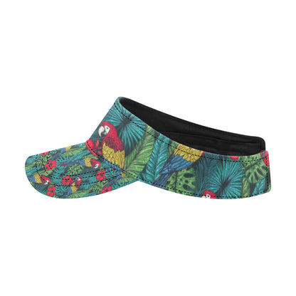 Parrot Pattern Print Design A05 Unisex Sun Visor