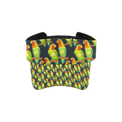Lovebird Pattern Print Design 01 Unisex Sun Visor