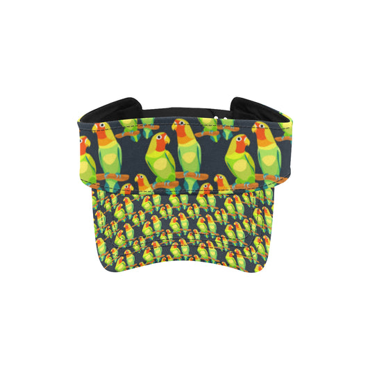 Lovebird Pattern Print Design 01 Unisex Sun Visor