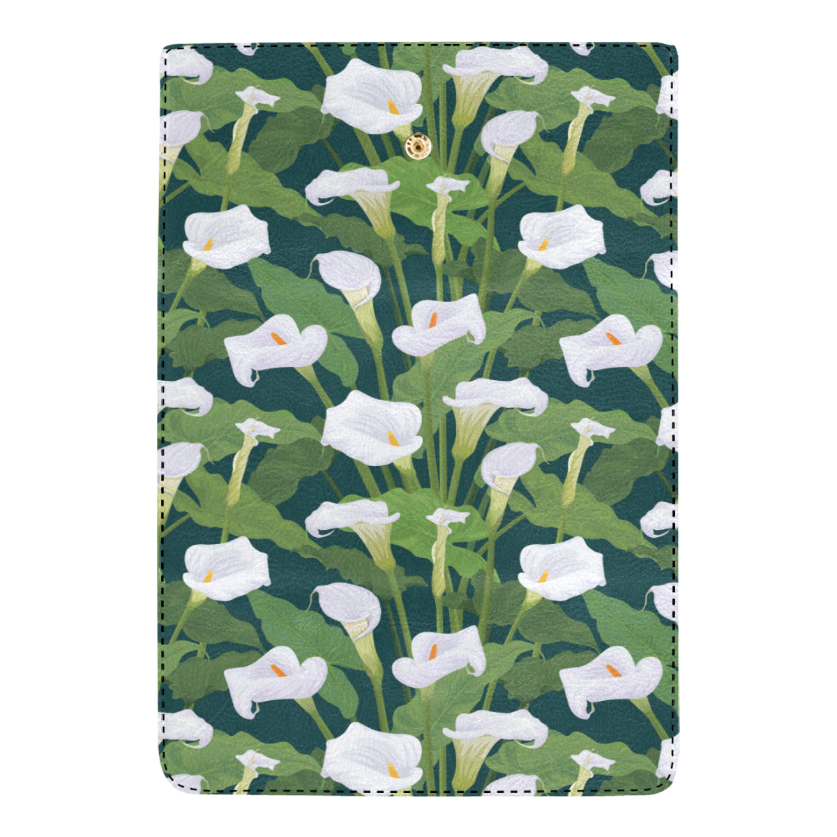 Lily Pattern Print Design 04 Women's Trifold Wallet