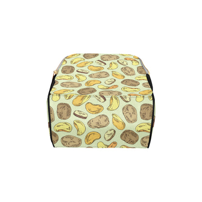 Potato Pattern Print Design A03 Diaper Bag Backpack