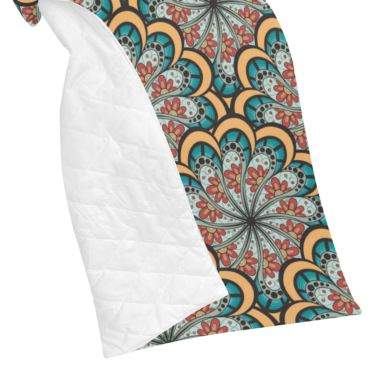 Mandala Pattern Print Design 01 Premium Quilt