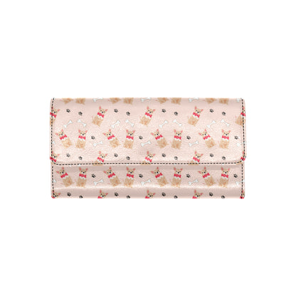 Chihuahua Pattern Print Design 04 Women's Trifold Wallet