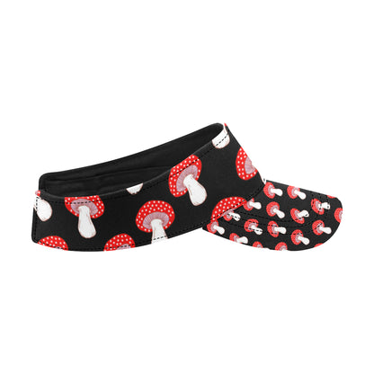 Mushroom Pattern Print Design A02 Unisex Sun Visor