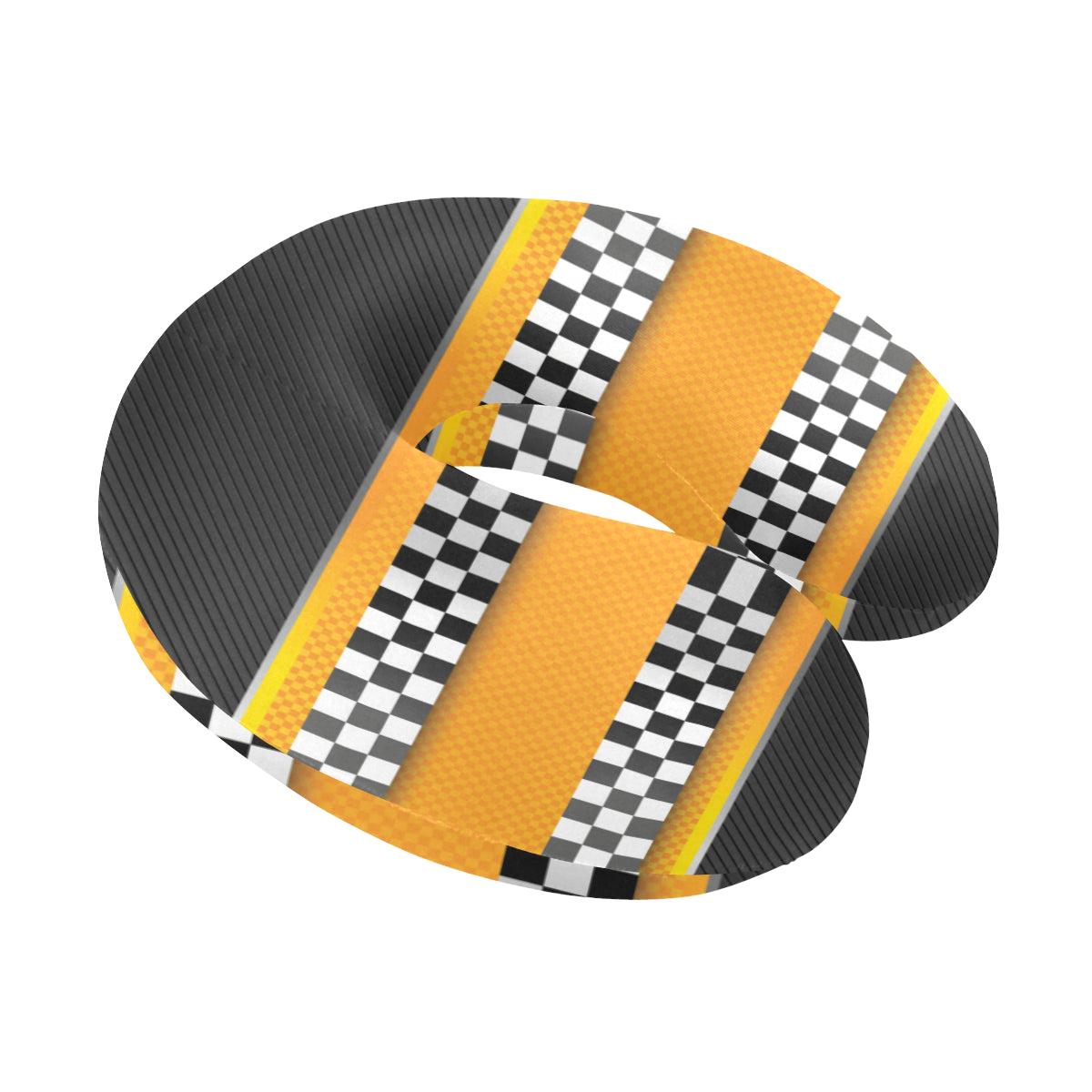 Checkered Pattern Print Design 01 U-Shaped Travel Neck Pillow