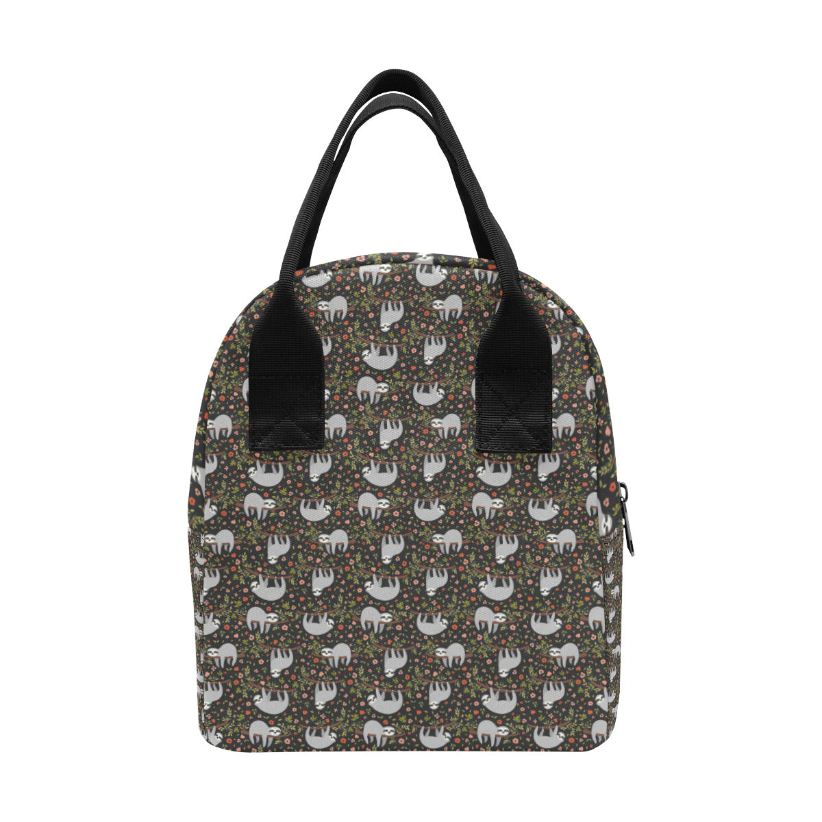 Sloth Cute Design Themed Print Insulated Lunch Bag