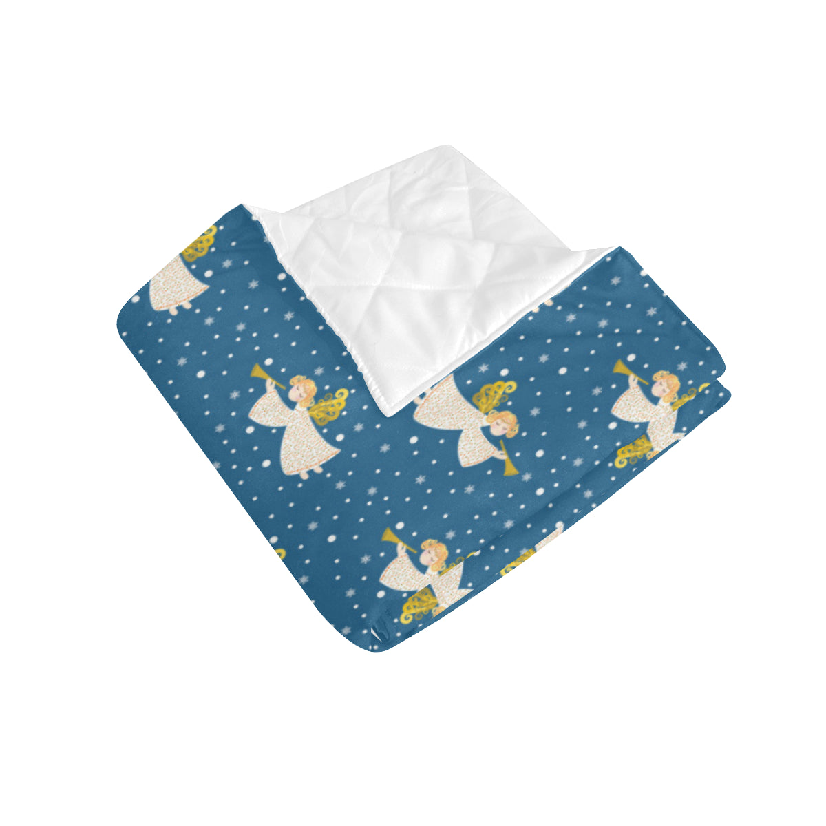 Angel Pattern Print Design 08 Premium Quilt
